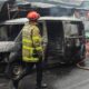 Mobil Grandmax Ludes Terbakar Saat Dilas, Api Merembet ke Bengkel dan Toko di Blimbing