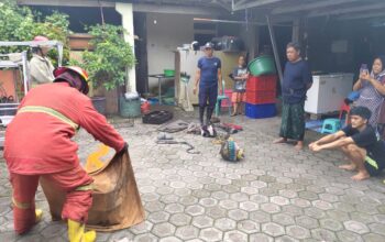 Elpiji Bocor Saat Diganti, Api Dapur Rumah Warga di Jombang Terbakar
