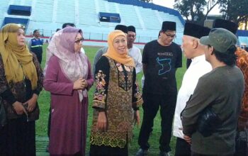 Tinjau Persiapan Harlah 1 Abad NU di Gajayana, Khofifah Pilih Bungkam dan Langsung Tinggalkan Lokasi