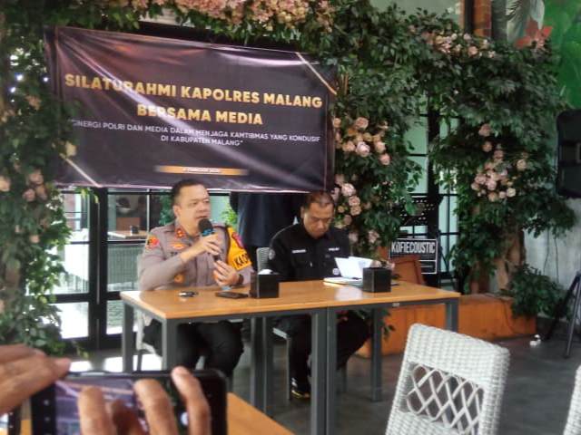 Ngopi Bareng Media, Kapolres Malang Perkuat Sinergi Jaga Kamtibmas