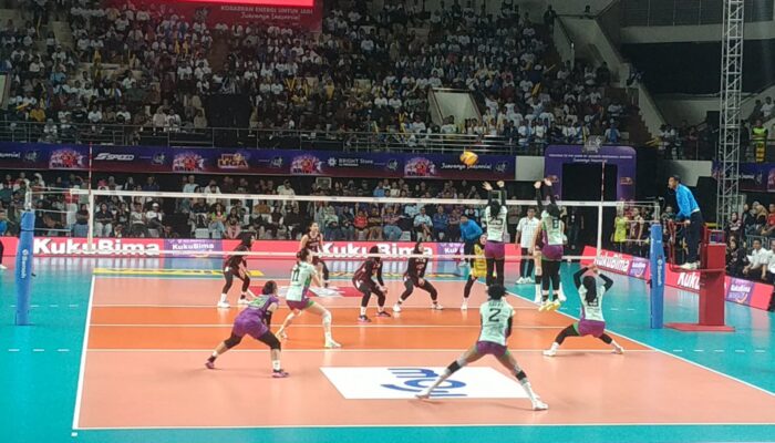 Jakarta Pertamina Enduro Libas Elektrik PLN Mobil 3-0, Megawati Menggila di Proliga 2026