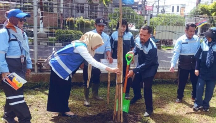 DLH Kota Malang dan Polinema Kembalikan Ruang Hijau Soekarno-Hatta, 260 Pohon Mulai Ditanam