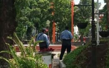 Euforia Berubah Keluhan, Air Mancur Alun-Alun Merdeka Kota Malang Diduga Tercemar