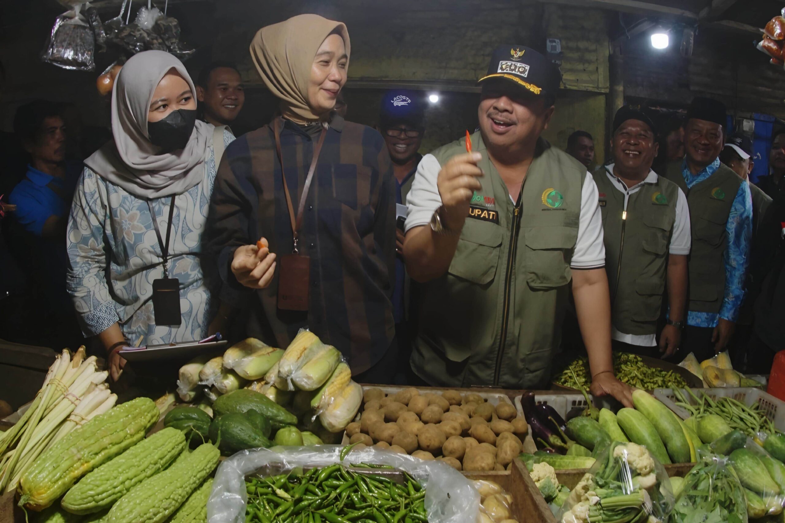 Jelang Ramadhan, Bupati Jombang Pastikan Harga Beras hingga Cabai Stabil