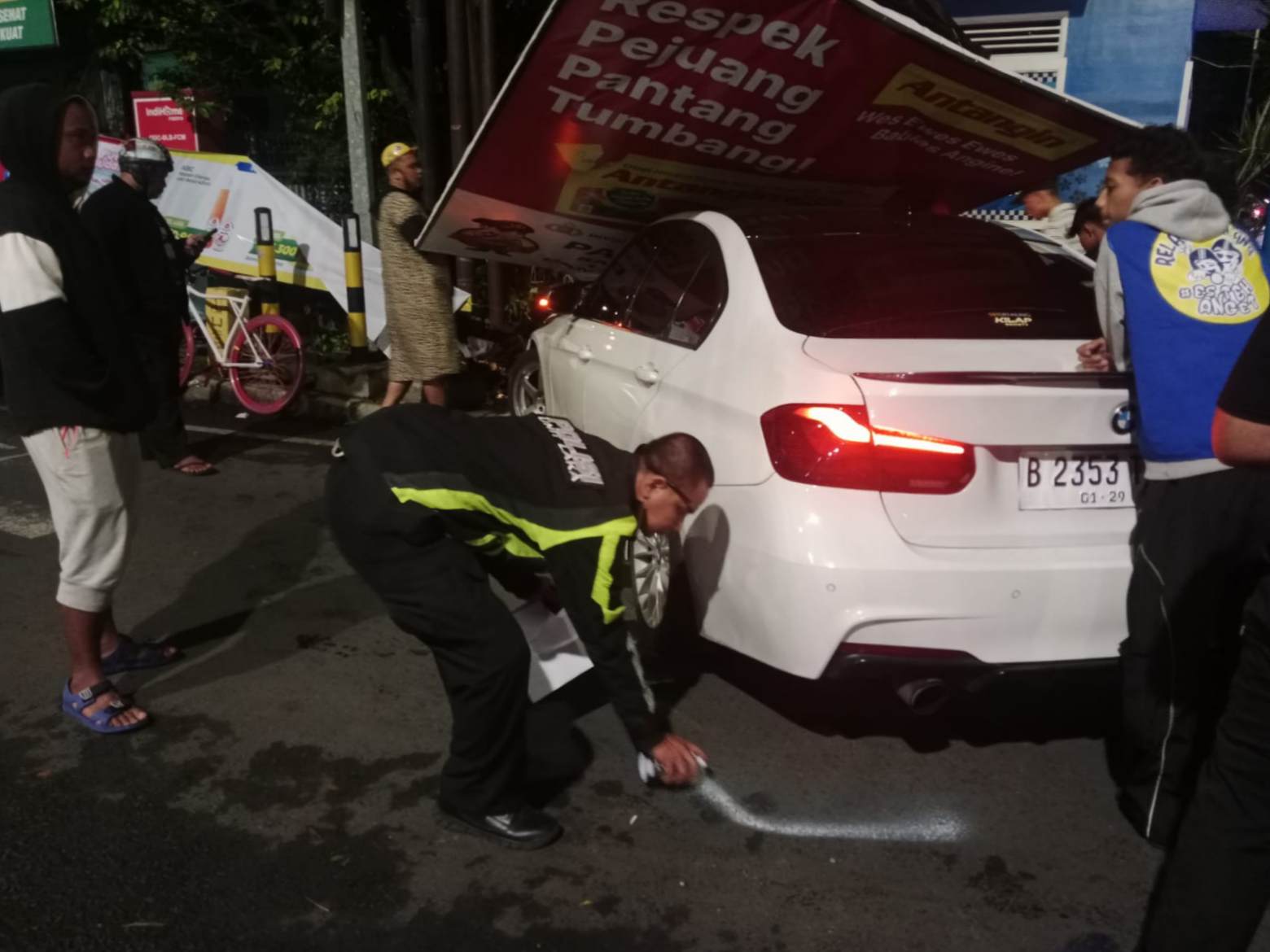 Wahyu Hidayat Mengalami Kecelakaan di Simpang Tiga Hotel Savana Malang