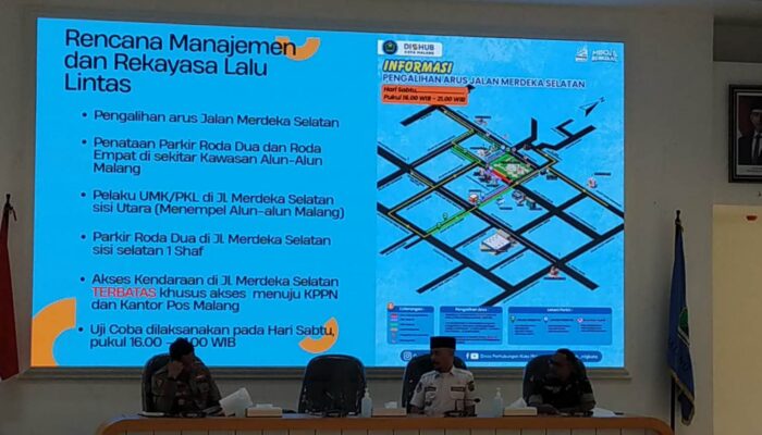 Forum Lalu Lintas Kota Malang: Dishub Siapkan Rekayasa Kawasan Alun-Alun Merdeka