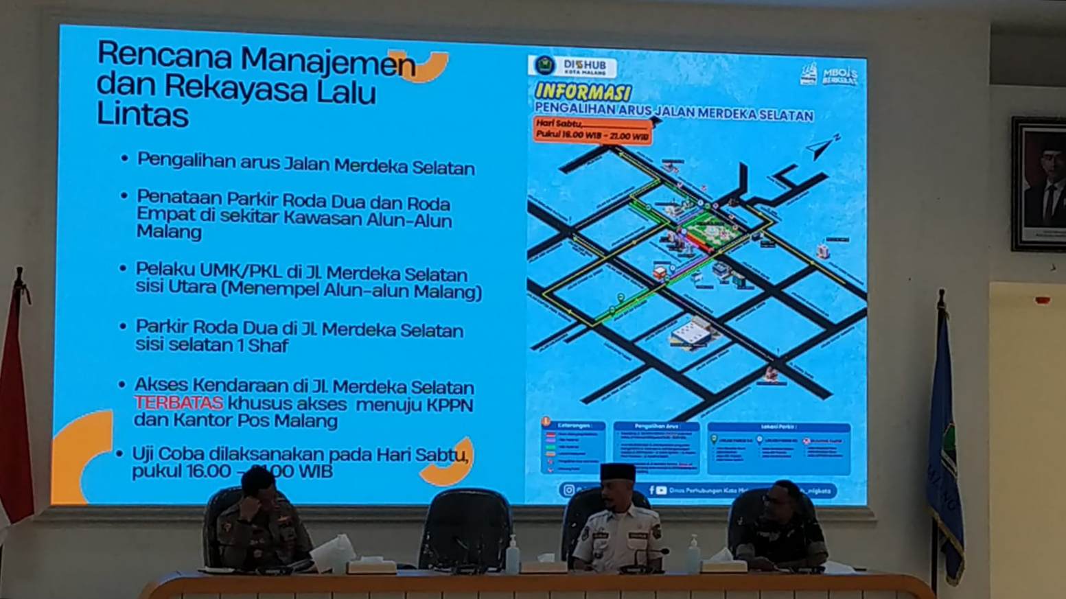 Forum Lalu Lintas Kota Malang: Dishub Siapkan Rekayasa Kawasan Alun-Alun Merdeka