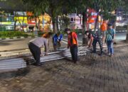 Lapak Takjil Diatas Trotoar Suhat Dibongkar, Polisi Amankan HR dan Dalami Aliran Dana