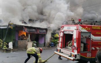 Kebakaran Bengkel di Blimbing, Kerugian Tembus Rp200 Juta