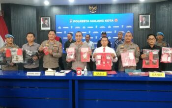 Polresta Malang Kota Ungkap 19 Kasus Narkotika, Nilai Barang Bukti Justru Naik