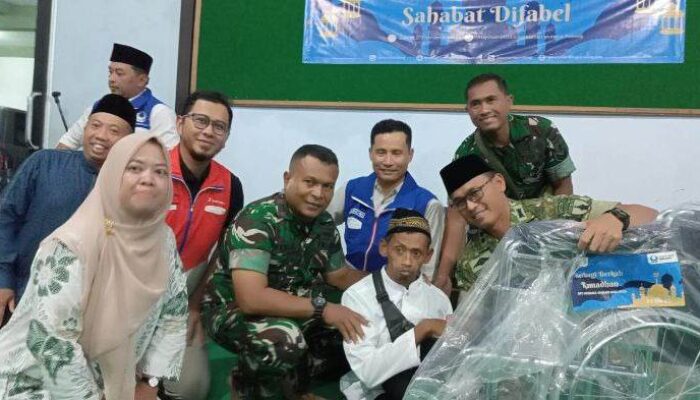 Hiswana Migas Malang Bersama Koramil 0818/7 Pakisaji Salurkan Bantuan untuk Anak Disabilitas