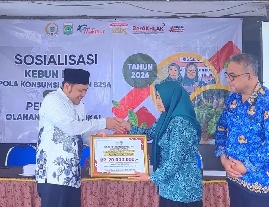 DPRD Kabupaten Malang Dorong Kemandirian Pangan Keluarga Lewat Program Kebun B2SA di Jabung