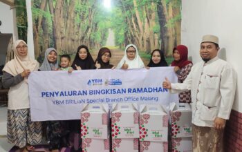 BRI Region 13 Malang Salurkan 200 Paket Sembako untuk Guru Tahfidz dan Guru Ngaji
