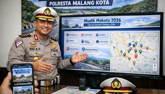 Polresta Malang Kota Luncurkan Microsite Informasi Mudik Lebaran 2026, Permudah Pemudik Akses Layanan