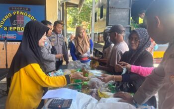 Polres Sampang Gelar GPM dan Himbau Pedagang Tidak Lakukan Bapokting