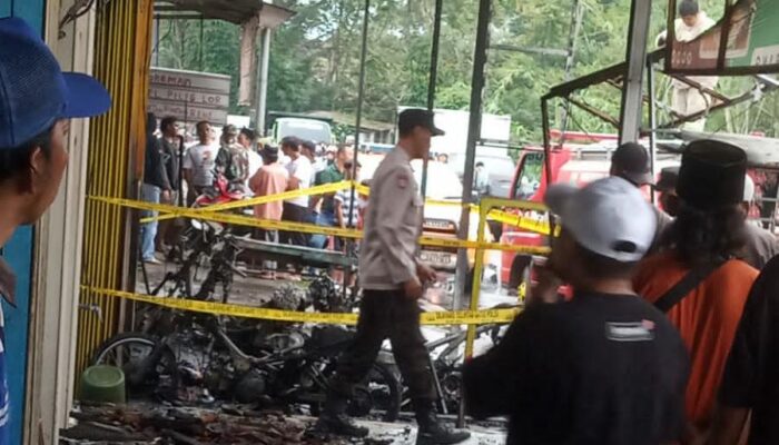 Diduga Gas Bocor, Kios Laundry di Pagelaran Meledak dan Terbakar, 1 Tewas 2 Luka Bakar
