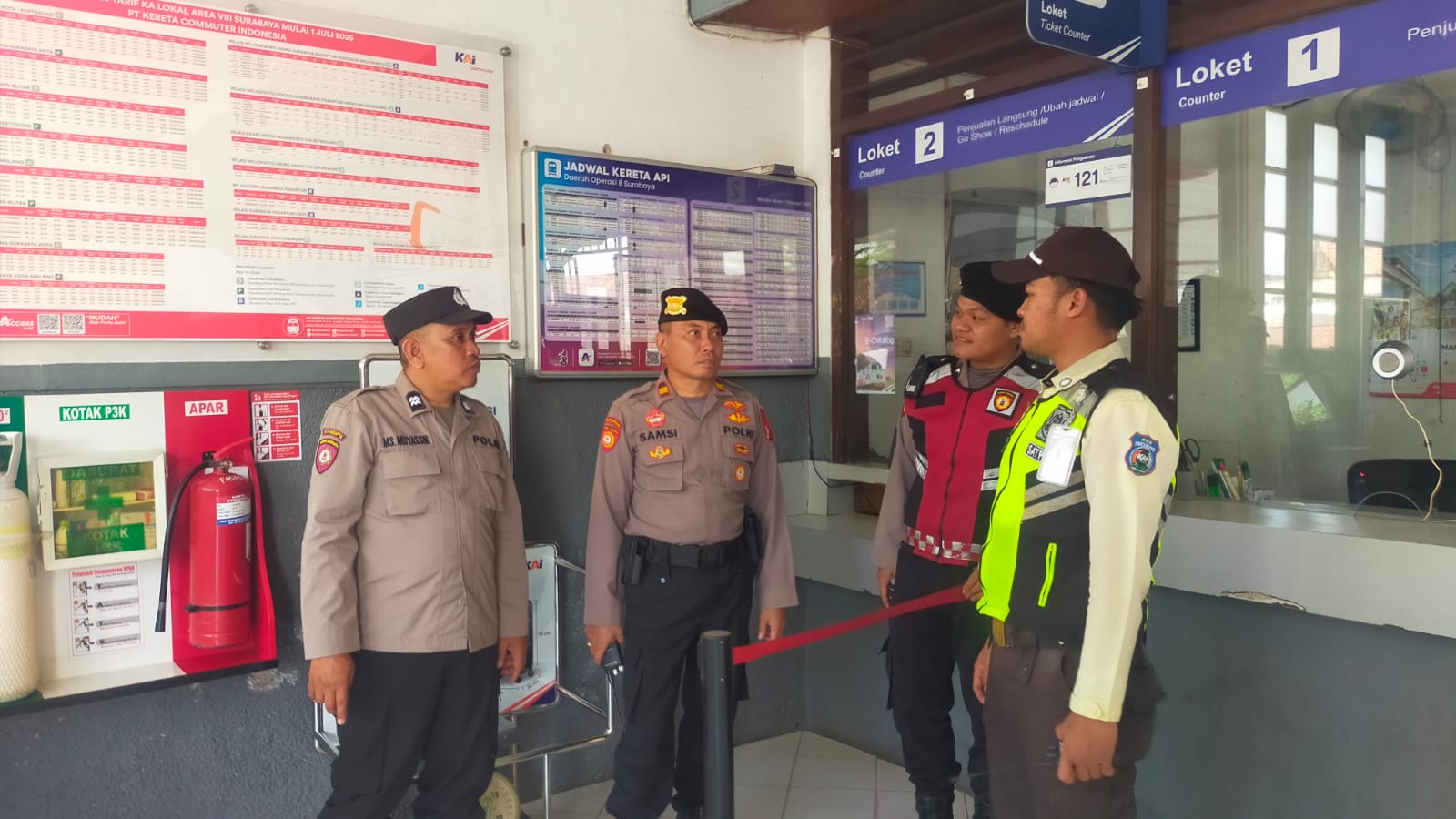 Polres Malang Perketat Pengamanan Stasiun dan Terminal, Antisipasi Lonjakan Pemudik