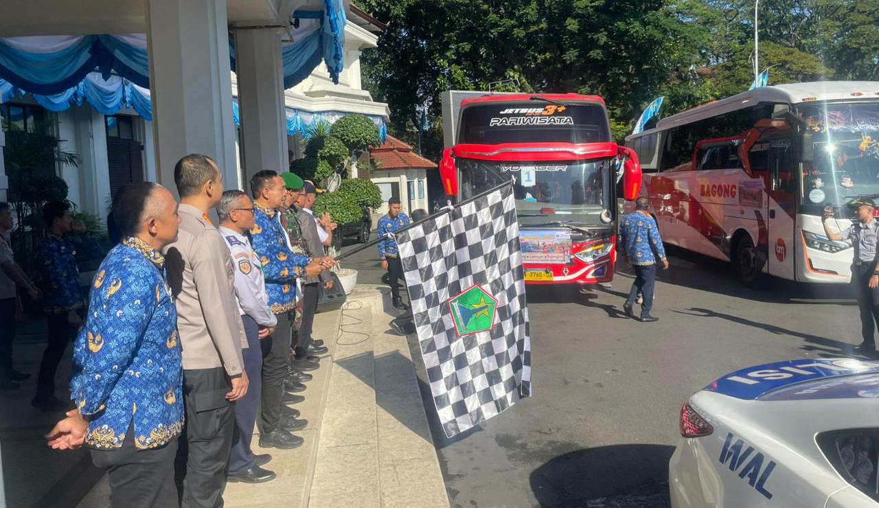 Wali Kota Malang Berangkatkan 322 Peserta Mudik Gratis, Dishub Akui Rute Madura Masih Jadi Evaluasi
