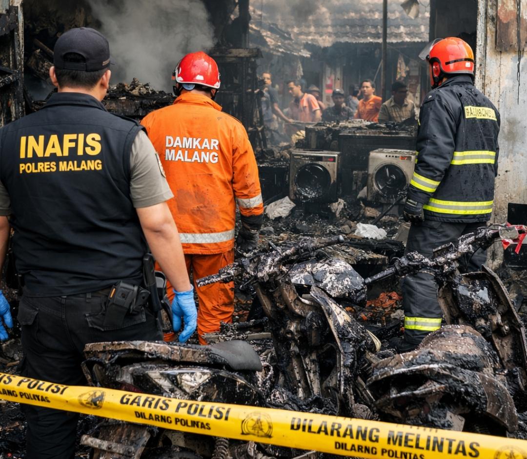 Kronologi Kebakaran Maut Laundry di Malang: Uap Bensin Tersambar Kompor, Satu Tewas