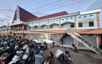 Terkait Ambruknya Atap Pasar Ploso Jombang, Pemda Minta Kontraktor Bertanggungjawab