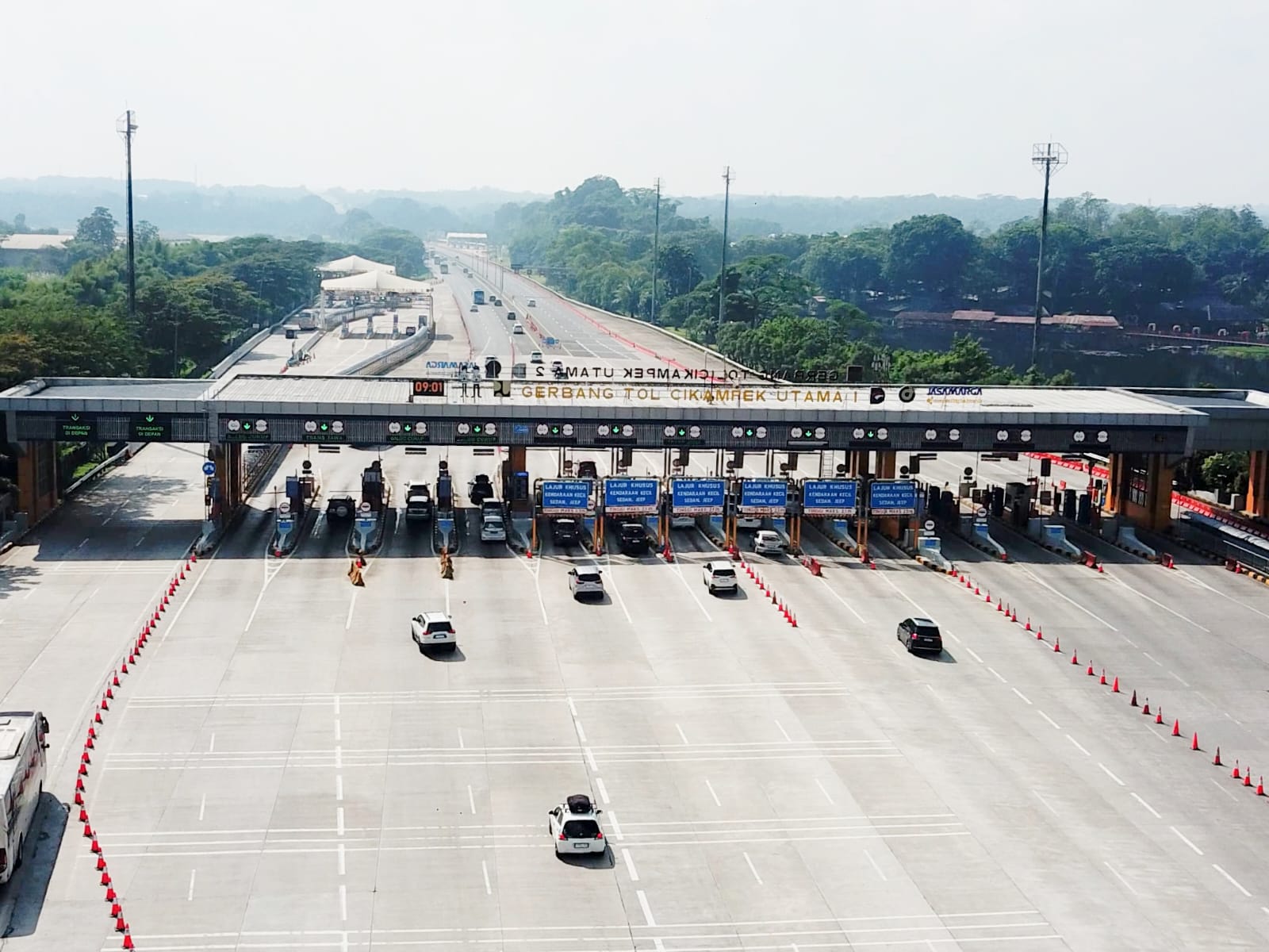 One Way Nasional Arus Mudik Lebaran 2026 Resmi Ditutup, Lalu Lintas Telah Kembali Normal