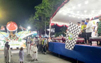 Wabup Sampang Ra Mahfudz Lepas Lomba Pawai Takbir Keliling
