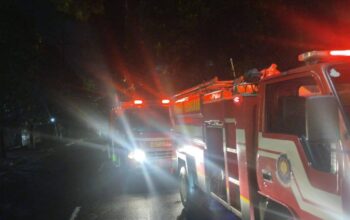 Diduga Korsleting, Kebakaran Hanguskan Atap Rumah di Kiduldalem Malang