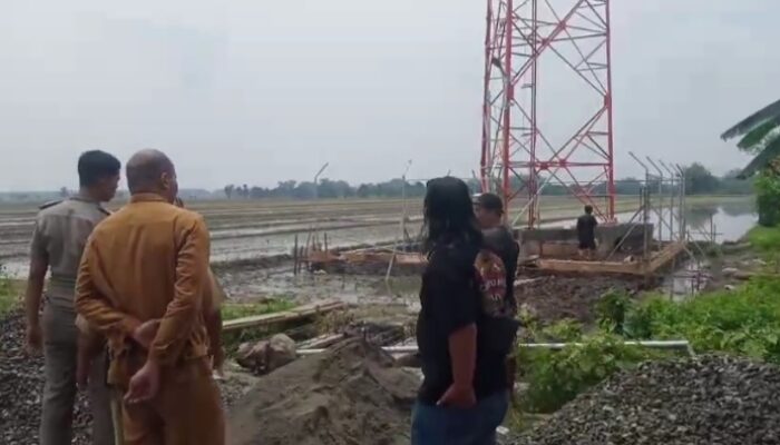 Tak Berizin PBG, Proyek Tower di Sumobito Jombang Dihentikan