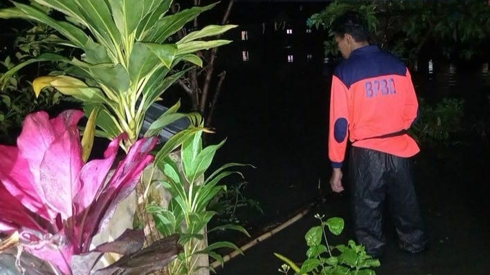 Diguyur Hujan 5 Jam, Sungai di Pakis Meluap, Permukiman Warga Terendam