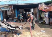 4 Kios di Pasar Warna-Warni Landungsari Malang Ludes Dilalap Api