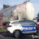 Truk LPG Nyemplung ke Selokan di Karangploso, Jalur Malang–Batu Lumpuh Berjam-jam