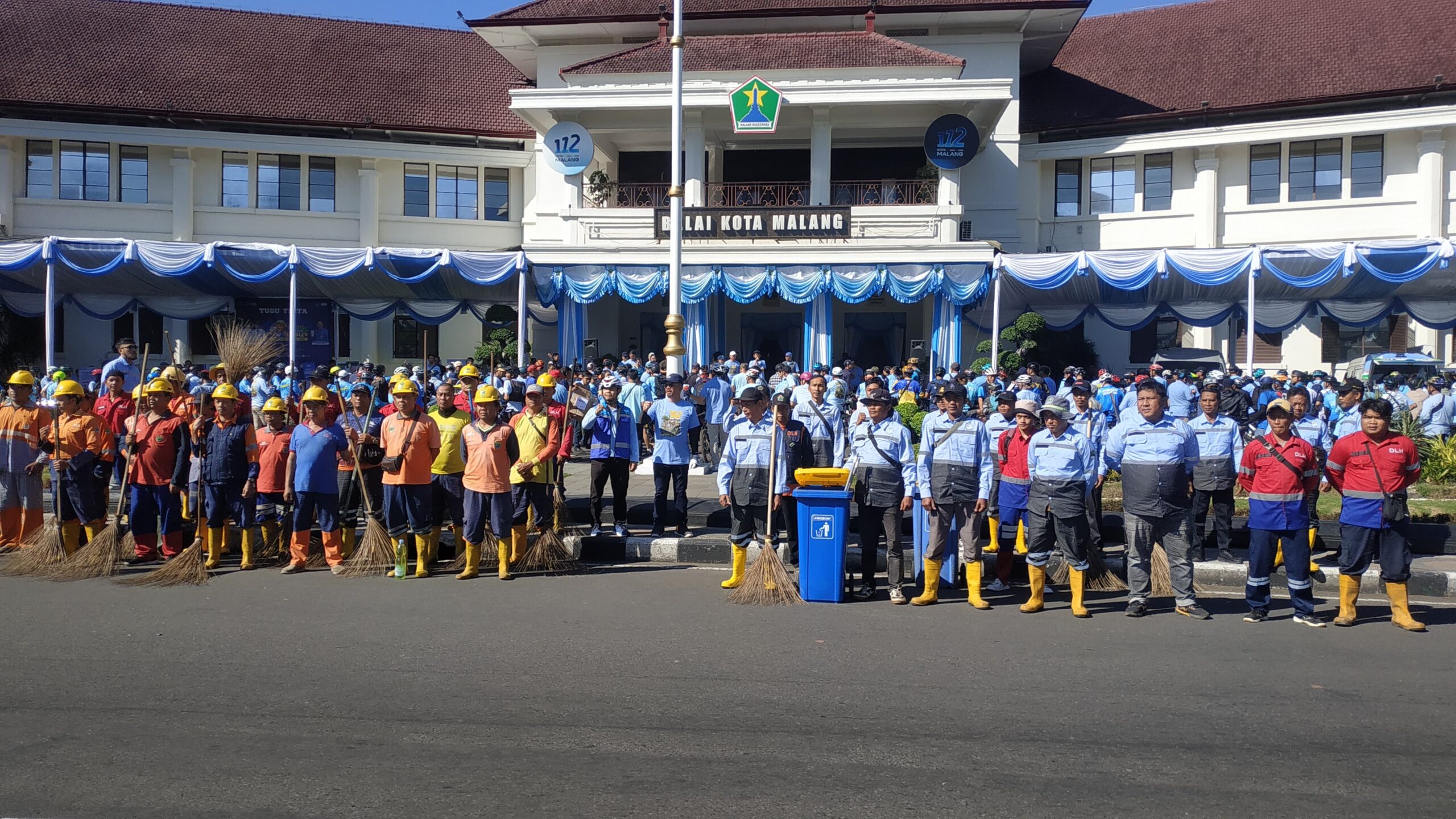 Bike to Work di Balai Kota Malang, DLH Hadir Bawa Misi Pengurangan Emisi dan Sampah