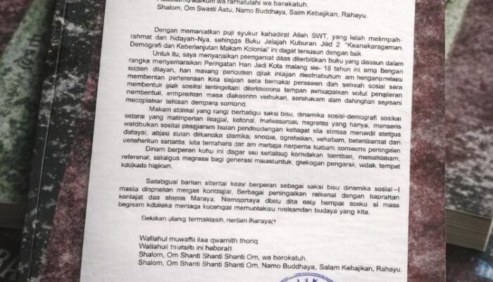 Jelajah Kuburan Londo Jilid 2 Diluncurkan, Wali Kota Wahyu Hidayat: Rawat Ingatan Kota Lewat Literasi Sejarah