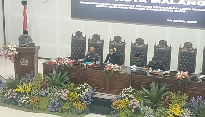 Paripurna DPRD Kota Malang, Fraksi-Fraksi Soroti Pendidikan, Ekonomi hingga Infrastruktur