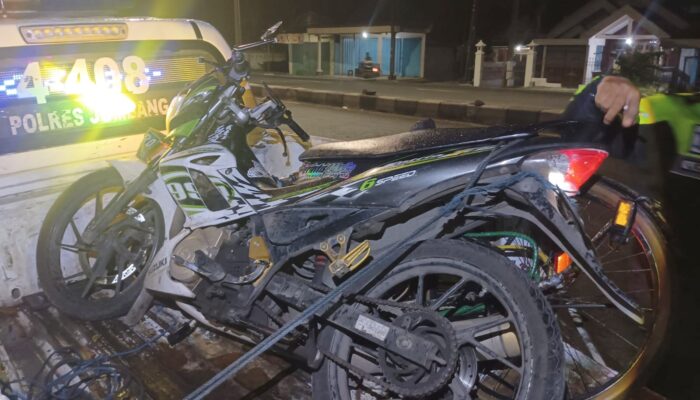 Kecelakaan Maut di Jogoroto Jombang, Sepeda Ontel vs Satria FU Berujung Kematian