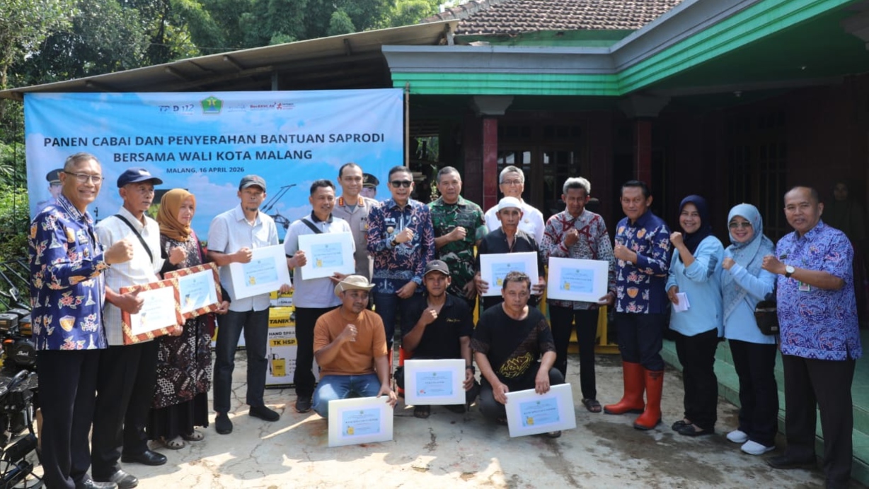 Tak Ingin Petani Jalan di Tempat, Pemkot Malang Suntik Saprodi dan Teknologi