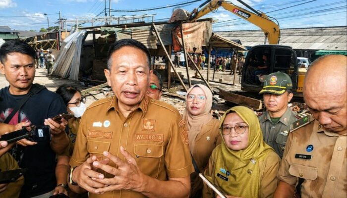 Wali Kota Wahyu Hidayat Pastikan Proyek Rp14,9 Miliar Pasar Gadang Jalan Akhir Mei