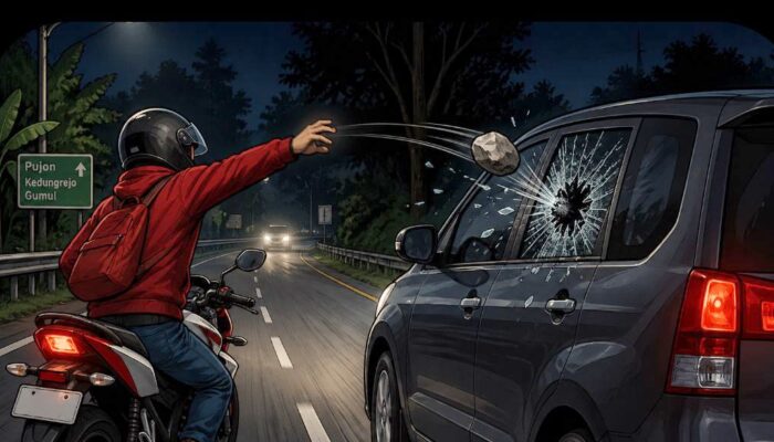 Aksi Lempar Batu di Pujon Berakhir, Polisi Ringkus Pria 35 Tahun Saat Dini Hari