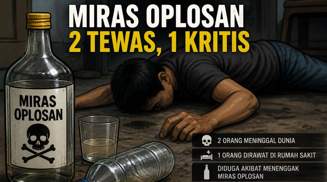 Dua Warga Kota Batu Meninggal Diduga Usai Konsumsi Miras Oplosan