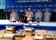 Polresta Malang Kota Ungkap 32 Kasus Narkotika, Sita 1,6 Kg Sabu dan 75 Ribu Pil Double L
