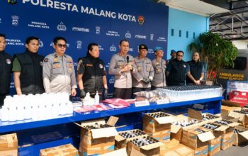 Polisi Tangkap Pengedar Narkoba Lowokwaru, Sita 53 Ribu Pil Dobel L dan 7,2 Kilogram Ganja