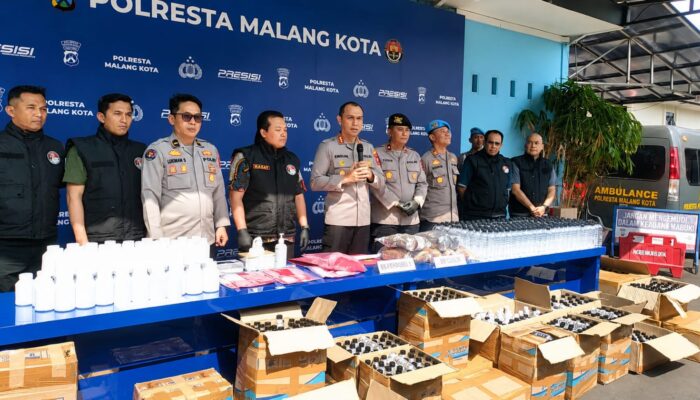 Polisi Tangkap Pengedar Narkoba Lowokwaru, Sita 53 Ribu Pil Dobel L dan 7,2 Kilogram Ganja