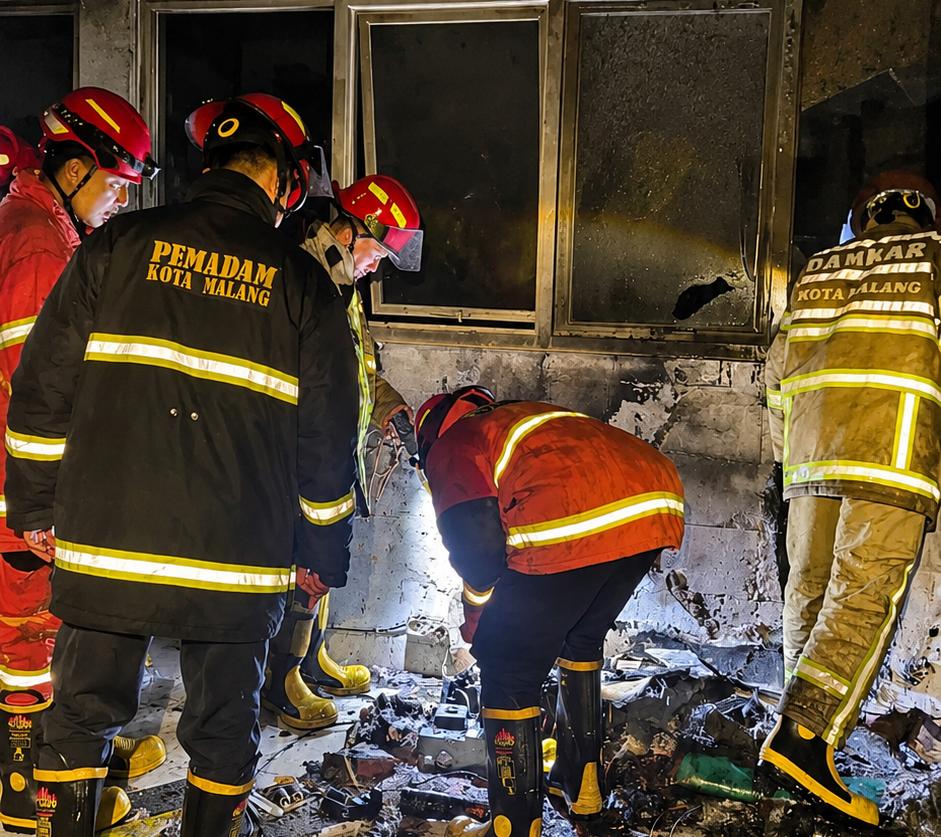 Ruang Praktikum Teknik Mesin Polinema Terbakar, Tak Ada Korban Jiwa