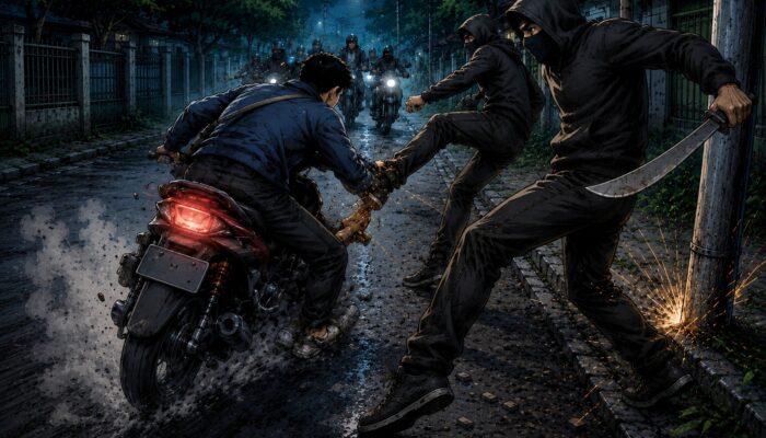 Aksi Brutal Gangster di Diwek Jombang, Pemuda 25 Tahun Kena Bacok di Punggung
