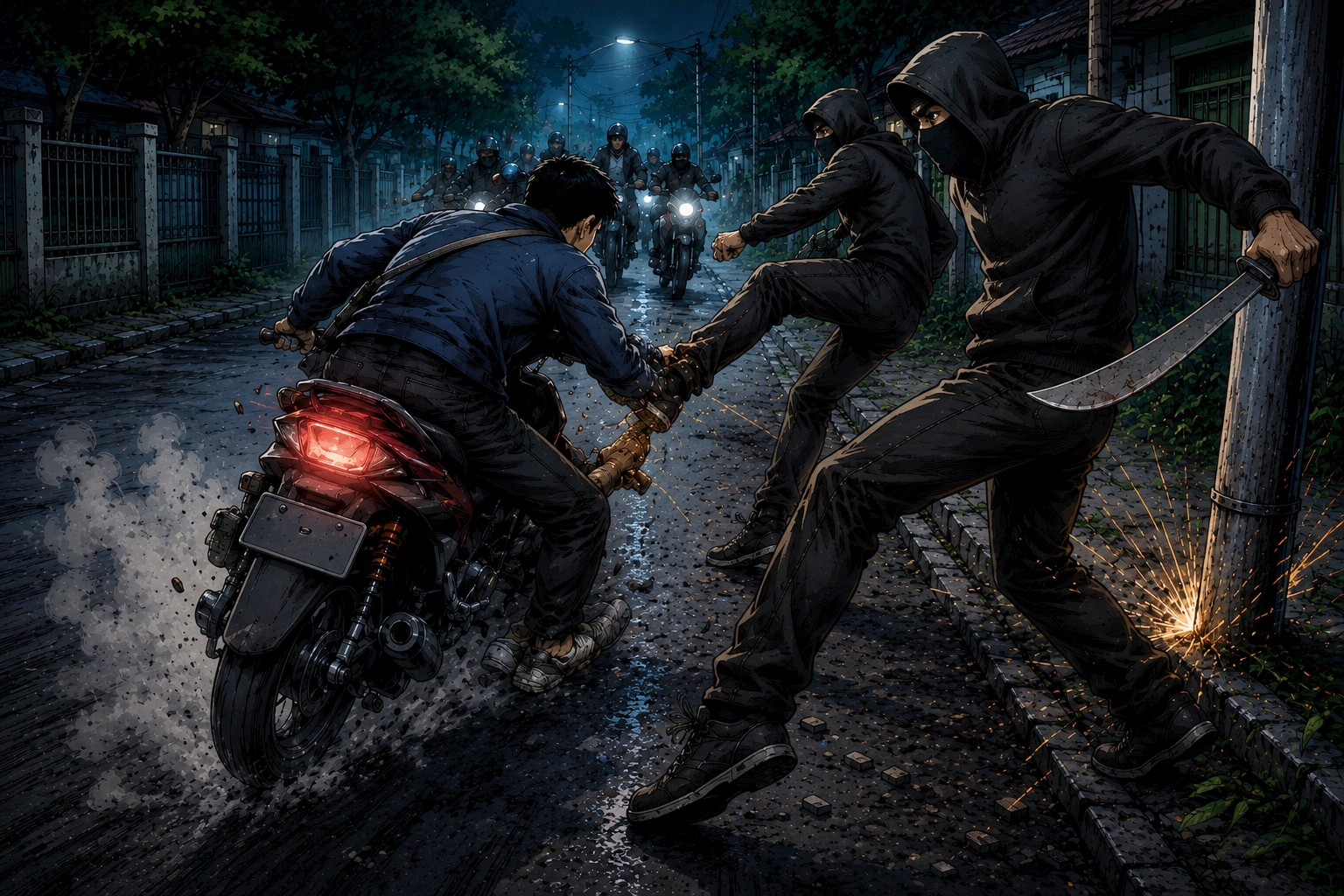 Aksi Brutal Gangster di Diwek Jombang, Pemuda 25 Tahun Kena Bacok di Punggung