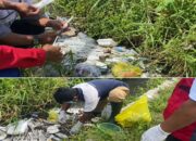 Jarum Suntik Berserakan di Irigasi Bumiayu, DLH Evakuasi Dua Kantong Limbah Medis Diduga Dibuang Ilegal