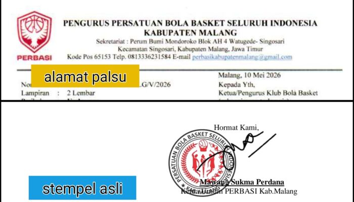 Konflik Perbasi Kabupaten Malang Memanas, Desakan Investigasi Tata Kelola Administrasi Mengarah ke Perbasi Jatim