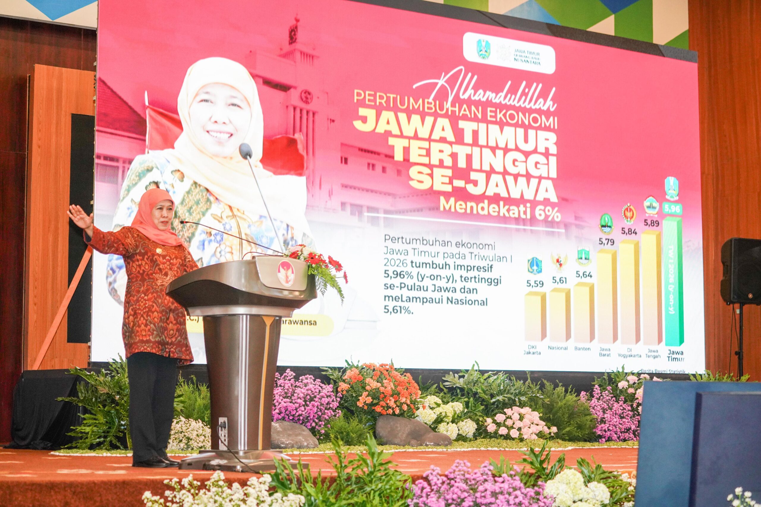 Buka PKN Tingkat II dan Latsar CPNS Golongan III, Gubernur Khofifah: ASN Harus Jadi Strategic Leader