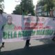 Nadiem Dituntut 18 Tahun Penjara, Ratusan Ojol Jombang Unjuk Rasa di Kantor PN dan Kejaksaan