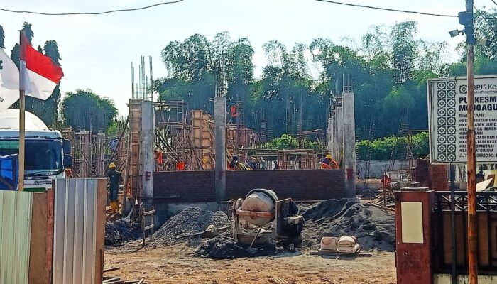 Minus Progres di Awal Pekerjaan, DPRD Jombang Warning Proyek Puskesmas Gambiran Mojoagung